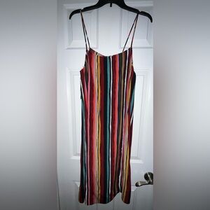 Free People colorful matching shirt and wide leg pant set, size small